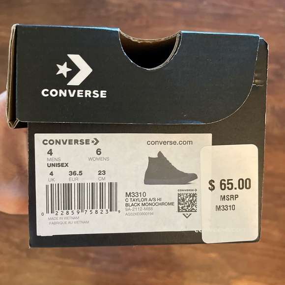 Converse Unisex Chuck Taylor All Star Sneakers Size M4 W6. - Picture 4 of 10